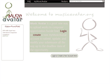 Tablet Screenshot of musicavatar.org